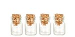 (image for) 17mm Glass Bottles w/ Corks 4pc