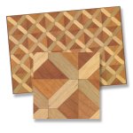 (image for) Faux Wood Parquet Floor