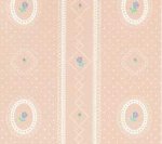 (image for) Wallpaper Cameo Stripe Reverse Peach 3pc