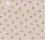 (image for) PP Wallpaper Tiny Pink Flowers On Beige 3pc