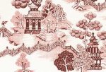 (image for) Wallpaper China Grove Burgundy 3pc