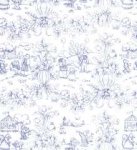 (image for) Wallpaper Playland Toile Lilac 3pc