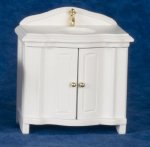 (image for) Old Fashioned Bathroom Sink Cabinet - White