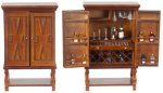 (image for) Chateauroux Bar Cabinet w/ Drawers & Accessories - Walnut