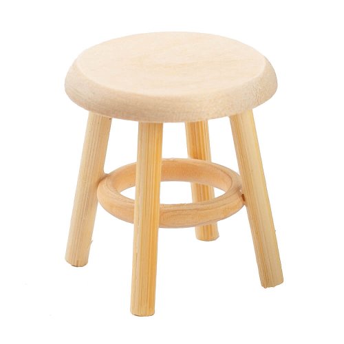 (image for) Short Stool - Unfinished