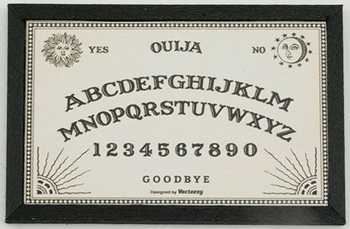 (image for) Aged Ouija Framed Picture