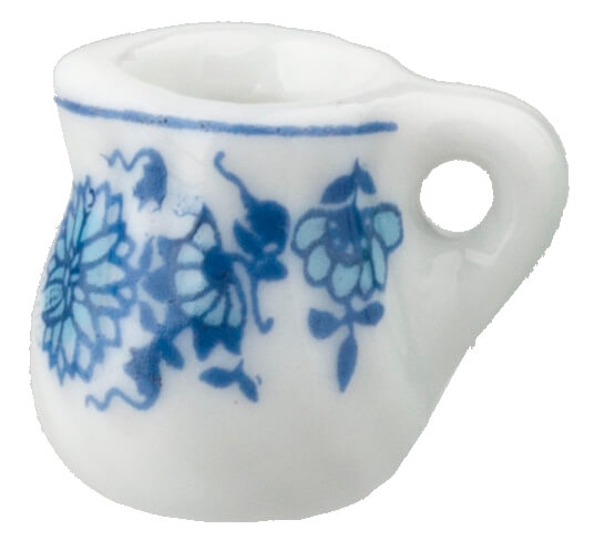 (image for) Cream Pitcher - Blue Floral