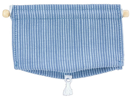 (image for) Blue Striped Shade Curtain