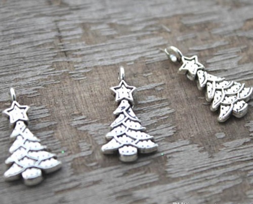 (image for) Cristmas Tree Ornament Silver 3pc