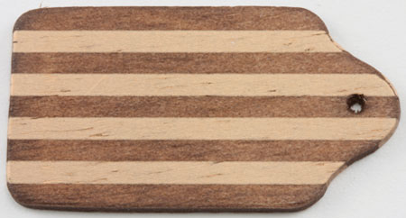 (image for) Wood Striped Cutting Board