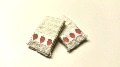 (image for) Towel Set - Strawberry Motif