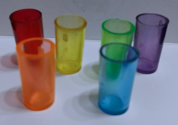 (image for) Colorful Plastic Tumbler 6pc Set