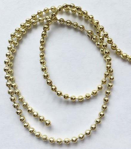 (image for) Gold Ball Garland 1yd