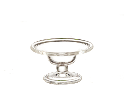 (image for) Large Glass Pedestal Fruit Bowl