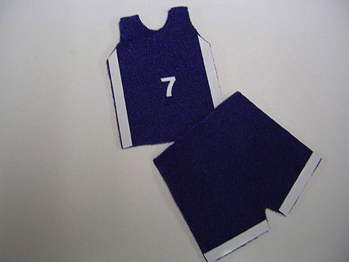 (image for) Blue Basketball Jersey & Shorts Set