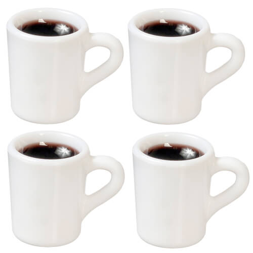 (image for) Filled Coffee Mug 4pc