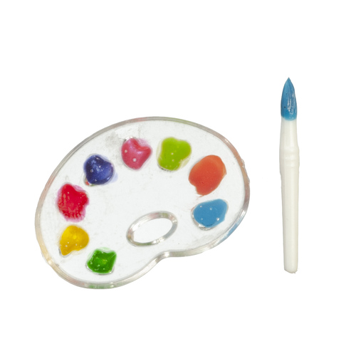 (image for) Artists Pallette w/ Brush