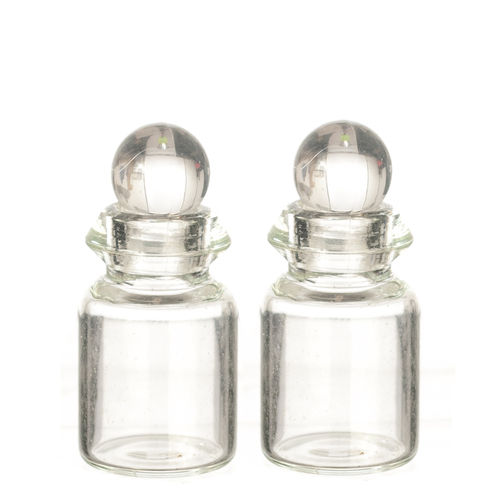 (image for) Glass Bottle w/ Lid 24mm 2pc