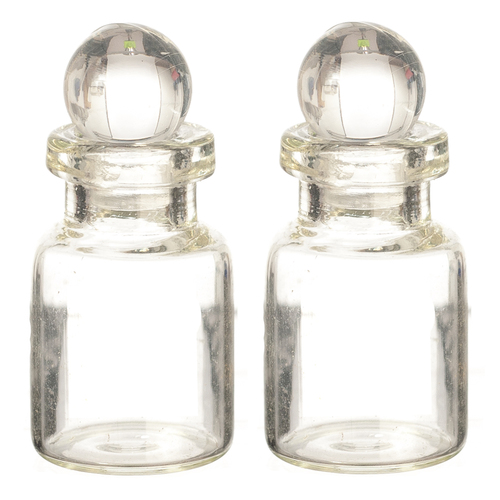 (image for) Glass Bottle w/ Lid 28mm 2pc