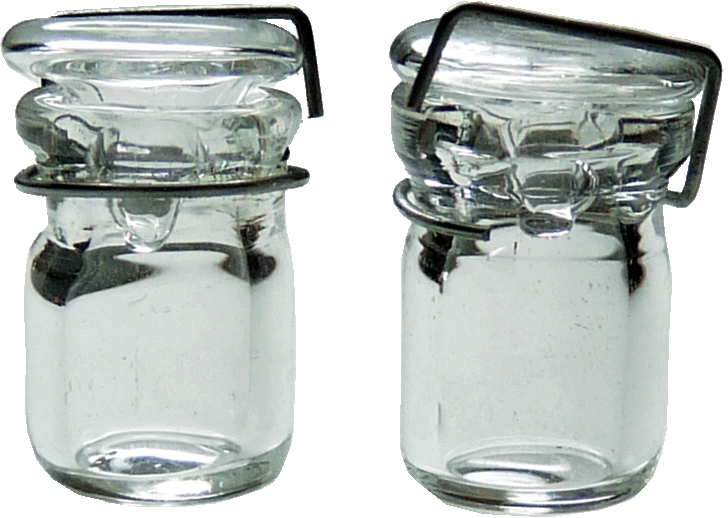 (image for) Small Round Canning Jar 2pc