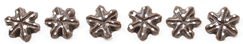 (image for) Chocolate Snowflake Cookie 6pc