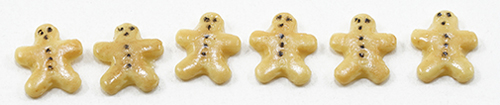 (image for) Gingerbread Man Sugar Cookies 6pc