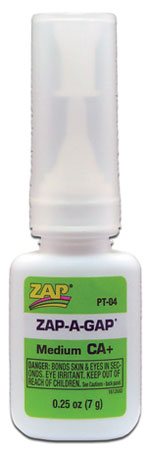 (image for) Pt-02 1/4oz Zap-A-Gap Ca+ -1pk