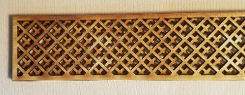 (image for) Criss Cross Wooden Lattice