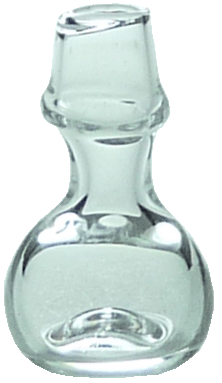 (image for) Clear Glass Onion Bottle