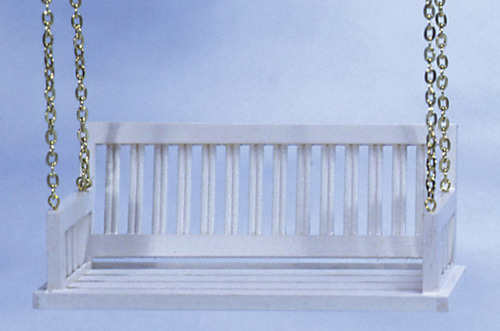 (image for) White Porch Swing