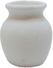 (image for) Unglazed White Vase