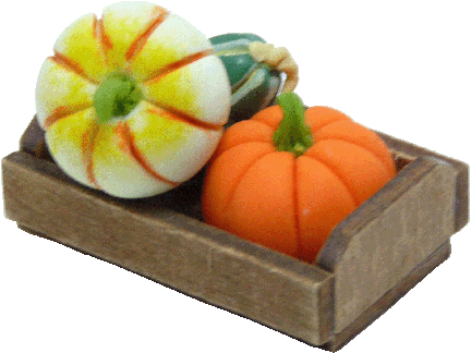 (image for) Gourds in Wooden Crate