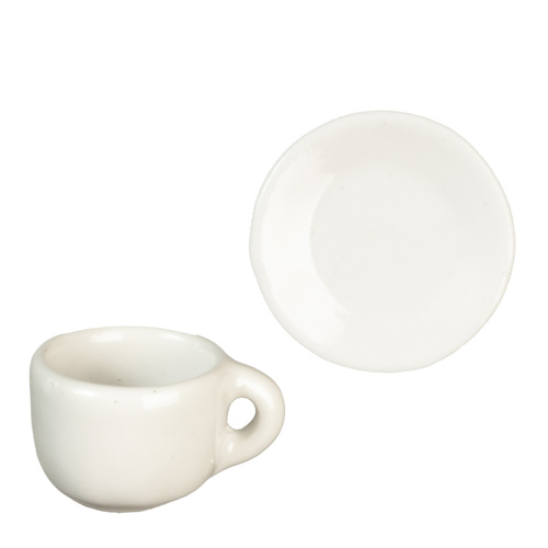 (image for) White Cup And Saucer