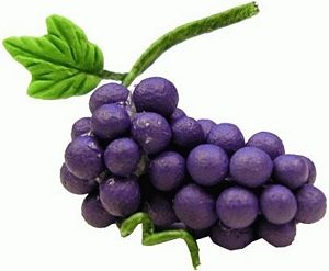 (image for) Bunch of Purple Grapes 6pc