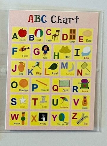 (image for) ABC Chart Poster