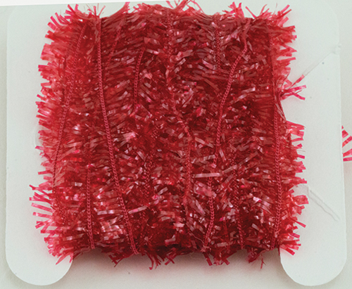 (image for) Tinsel Garland - Cranberry Red - 2yd