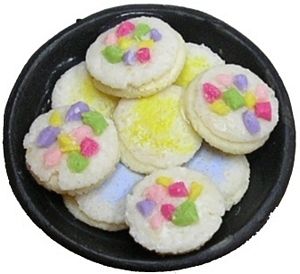 (image for) Cookies w/ Sprinkles on Plate