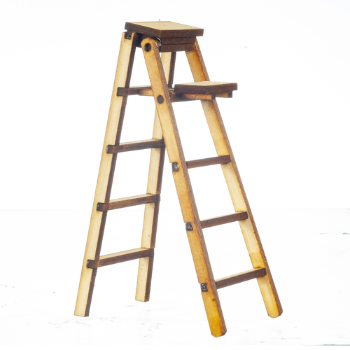 (image for) Folding Step Ladder Unfinished