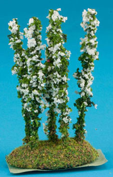 (image for) Larkspur Flower White 5pc