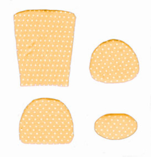 (image for) Cushion Kit Yellow w/ White Polka Dots