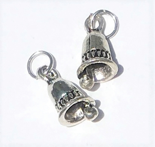 (image for) Silver Bell Ornaments 2pc