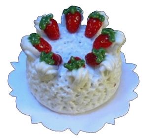 (image for) Tres Leches Cream Cake w/ Strawberry