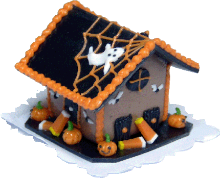 (image for) Halloween Gingerbread House