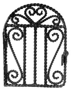 (image for) Iron Garden Gate Black