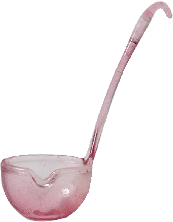 (image for) Glass Laddle Pink