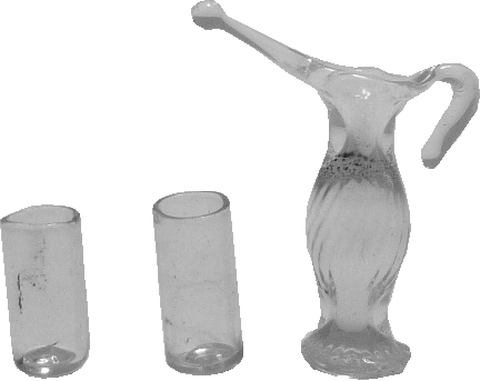 (image for) 1/2in Scale Pitcher w/ Glasses