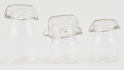 (image for) Glass Canister - 3pc