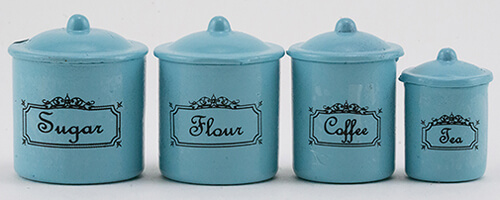 (image for) Blue Canister Set 4pc