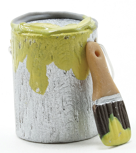 (image for) Paint Can & Brush Set Yellow 2pc