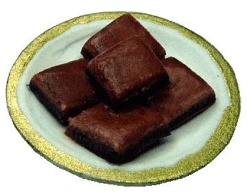 (image for) Brownies on Plate